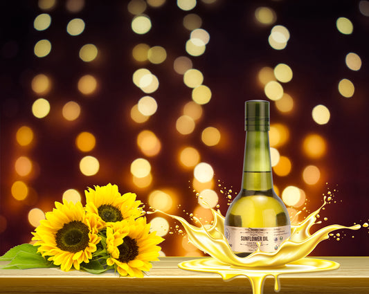 ZenHome Organic, Cold Pressed Sunflower Oil (1000 ml)